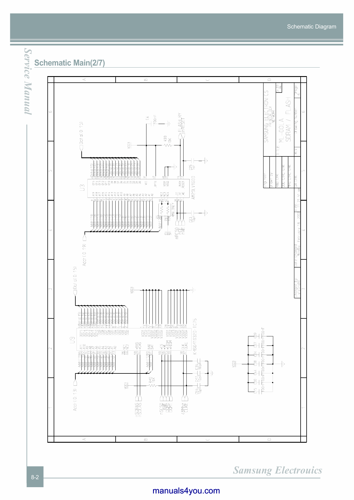 Samsung Network-Printer-Server ML-00LA Parts and Service Manual-6